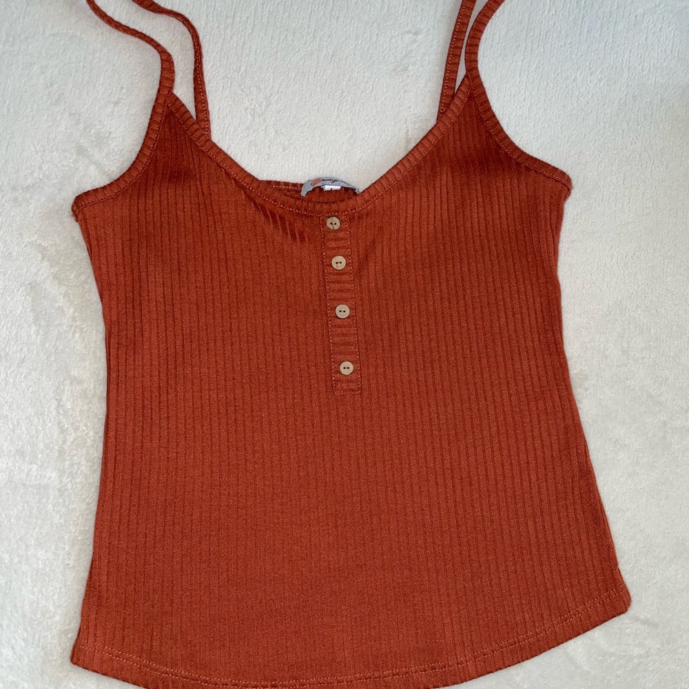 Fashion Q Large Burnt Orange Tank Top🍊